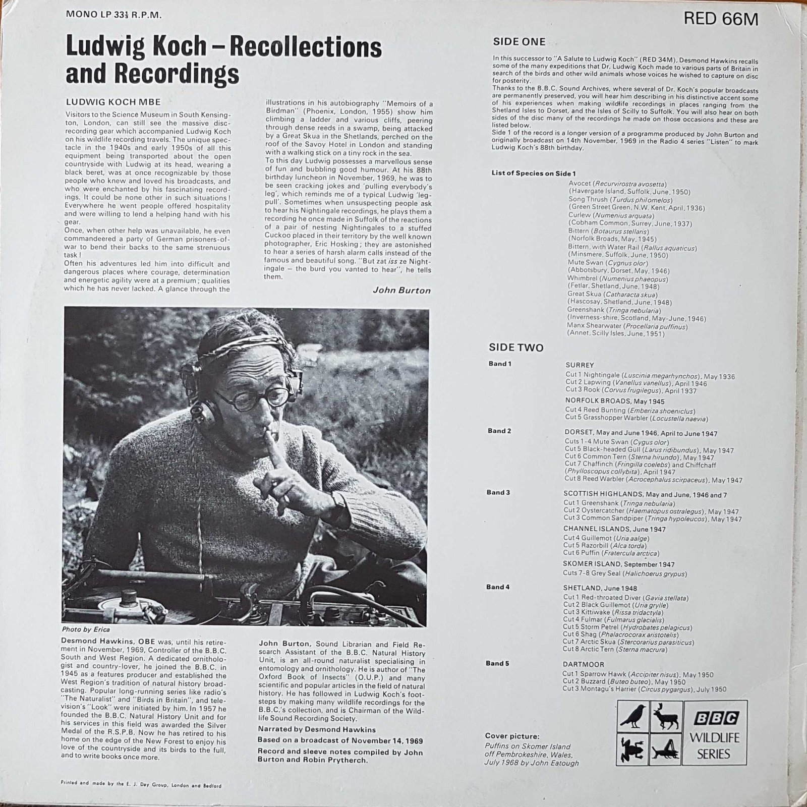 Back cover of RED 66